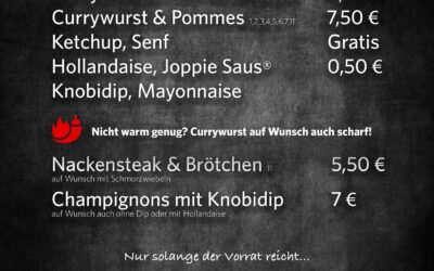 Verpflegung beim Schützenfest durch die Freiwillige Feuerwehr Marienheide